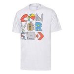 Converse Cartoon Printing Short Sleeve White 10018385-A01