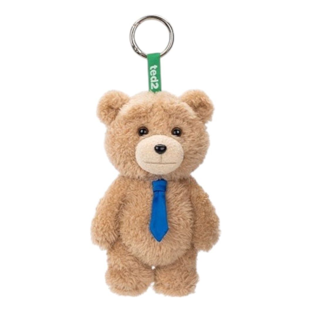 Pop Mart Ted2 Teddy Bear Action Plush Pendant 'Necktie Bear' PPMT-2503-0035-NB