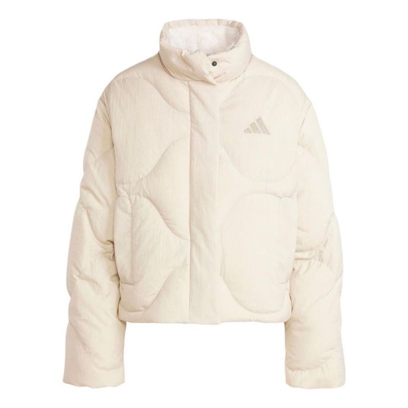 (WMNS) adidas Lightweight Down Jacket 'Beige' JG5944