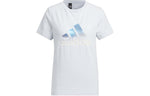 (WMNS) adidas Essential Logo T-shirt Asia Sizing 'Light Blue' IM8887