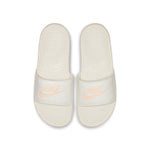 (WMNS) Nike Benassi JDI Print Fashion Pink White Slippers 'White Pink' 618919-021