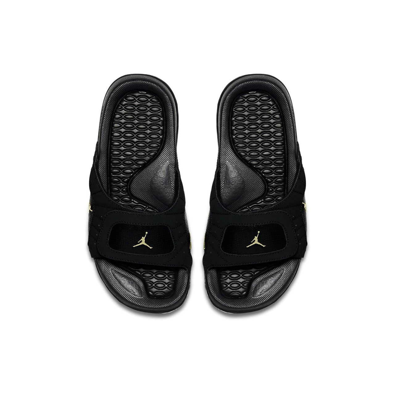 (GS) Air Jordan Hydro 12 Slide 'Black Metallic Gold' 820267-012
