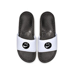 Nike JDI Black White Smiling Face Slippers 'Black White' 631261-018