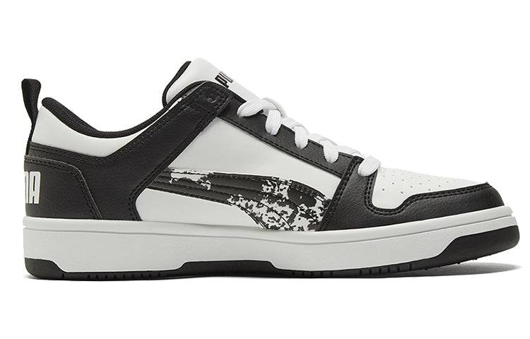 PUMA Rebound LayUp Low 'Black White Camo' 368876-01