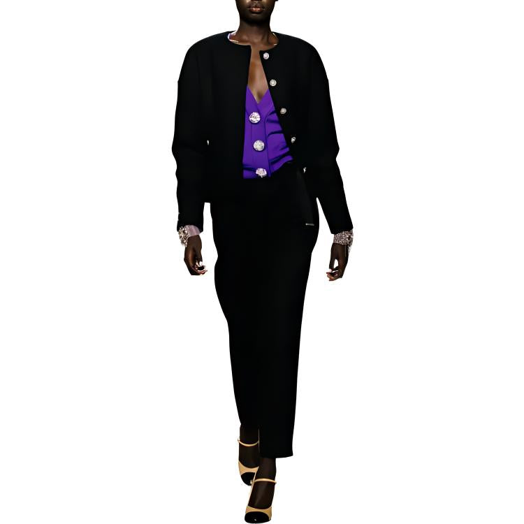 CHANEL Jackets Women's Black